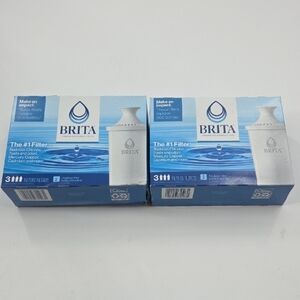 Brita Blue and White Filter Pack 6 Individual Filters (3 In Each Box) New